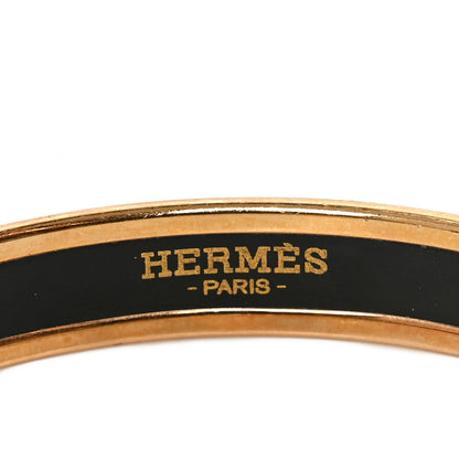 Hermes Enamel Printed Narrow Coaching Bracelet 62 Fibres Et Pelages 4 of 5
