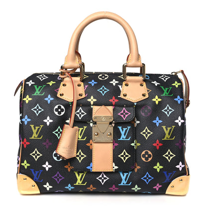 Louis Vuitton Monogram Multicolor Speedy 30 Black 1 of 9