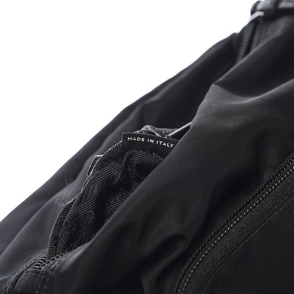 Prada Nylon New Vela Studded Messenger Black Astrale 7 of 11