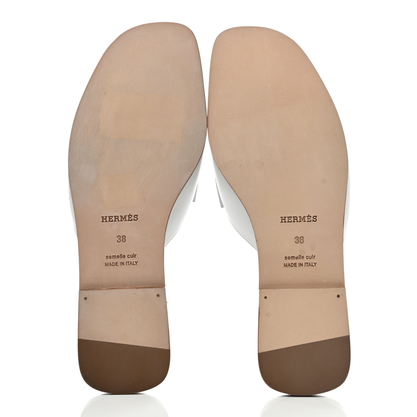 Calfskin Auteuil Sandals 38 White