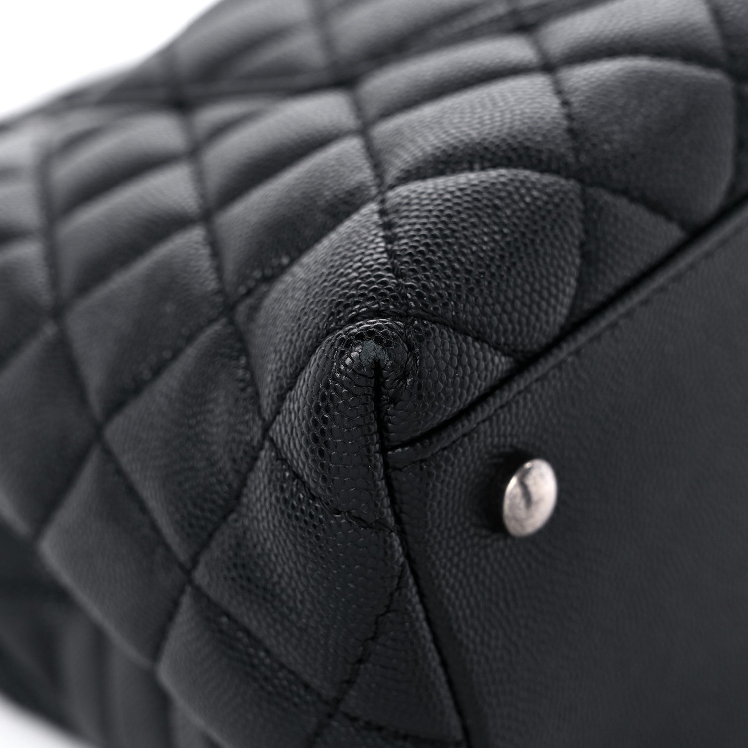 Chanel Caviar Quilted Small Coco Handle Flap Black 10 of 13