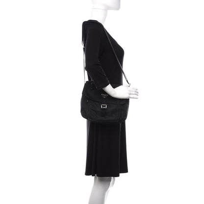 Prada Nylon Vela Messenger Black 2 of 8