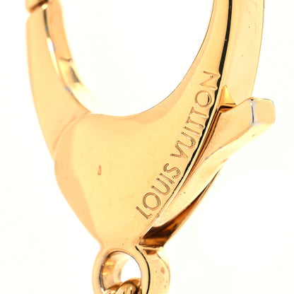 Louis Vuitton Metal Enamel Fleur De Monogram Bag Charm Dore 5 of 5
