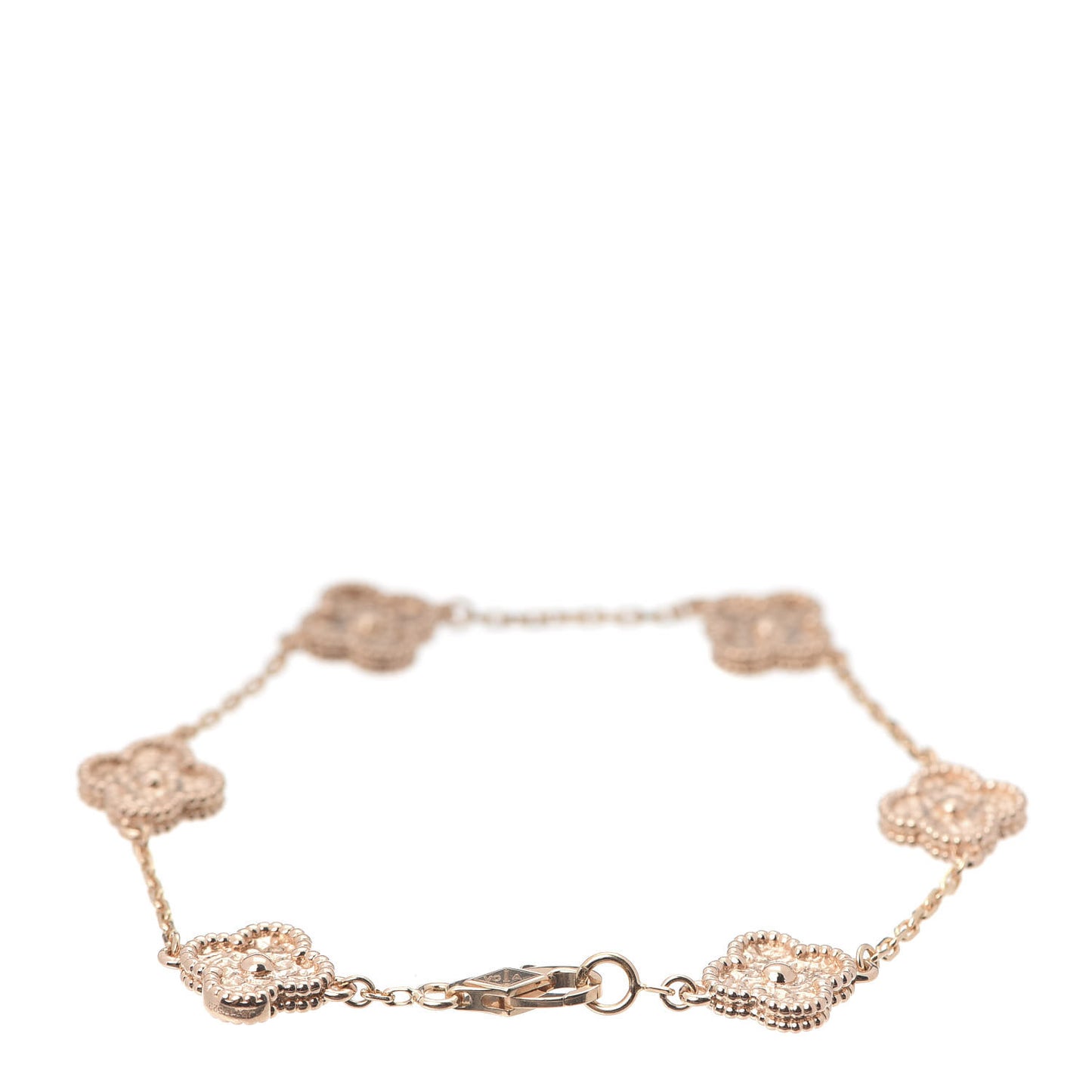18K Rose Gold 6 Motifs Sweet Alhambra Bracelet