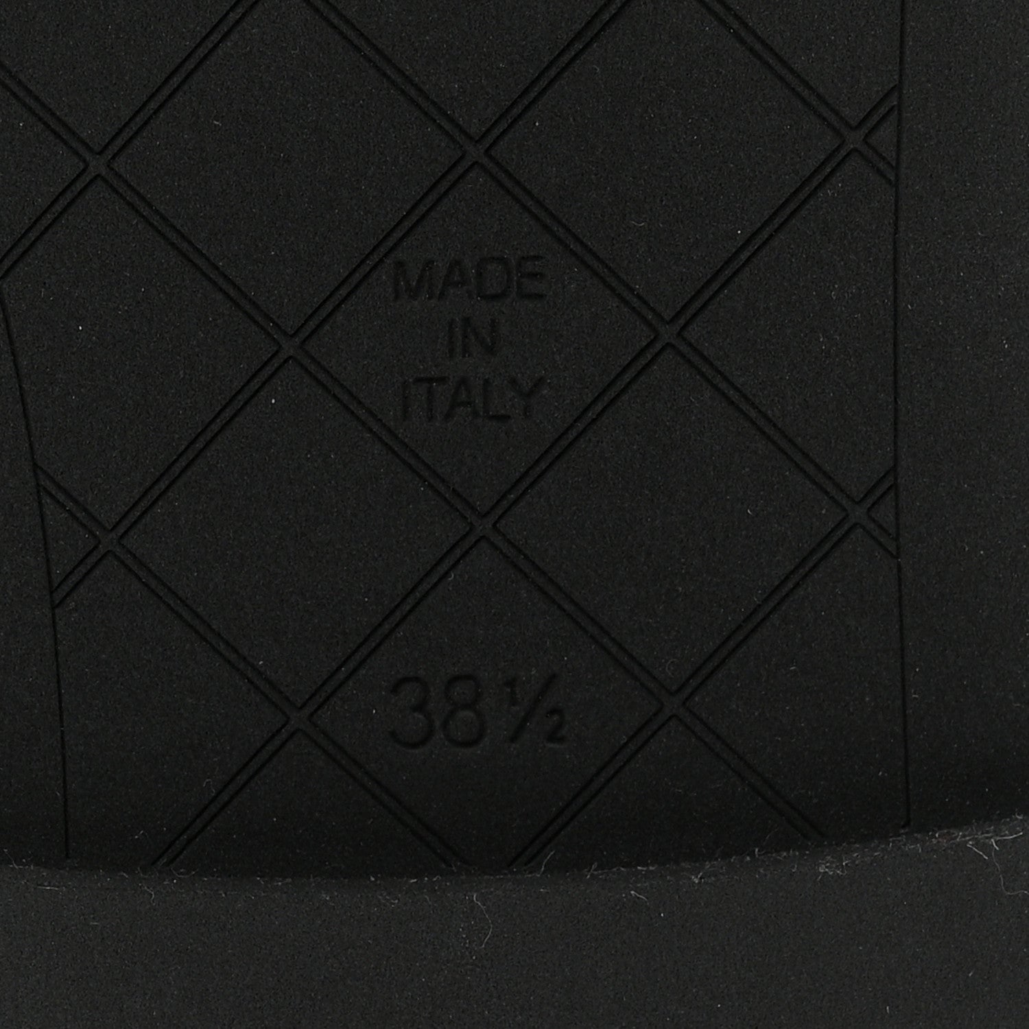 Chanel Lambskin Quilted Textured CC Mules Sandals 38.5 Black 7 of 10