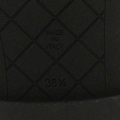 Chanel Lambskin Quilted Textured CC Mules Sandals 38.5 Black 7 of 10