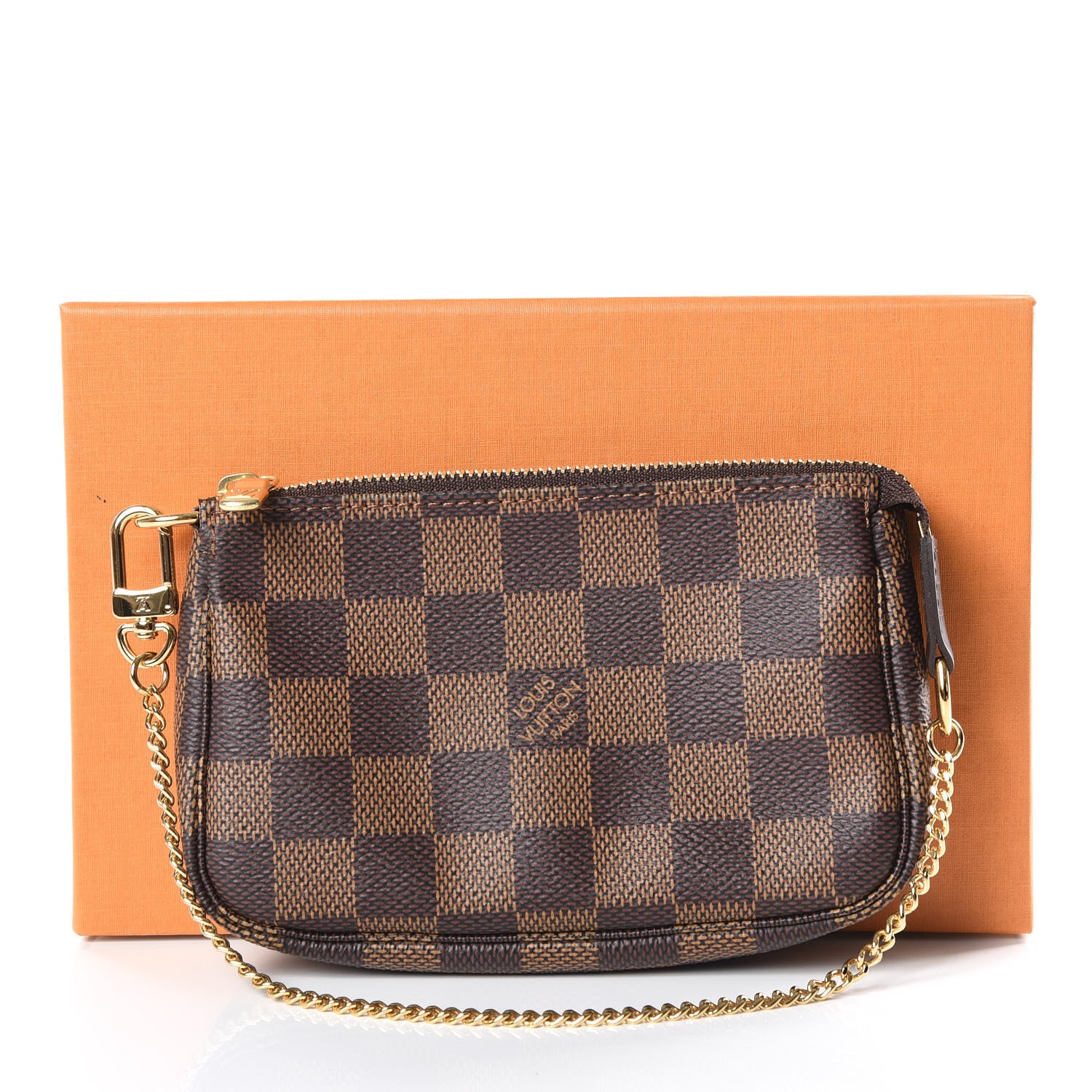 Louis Vuitton Damier Ebene Mini Pochette Accessories 9 of 9
