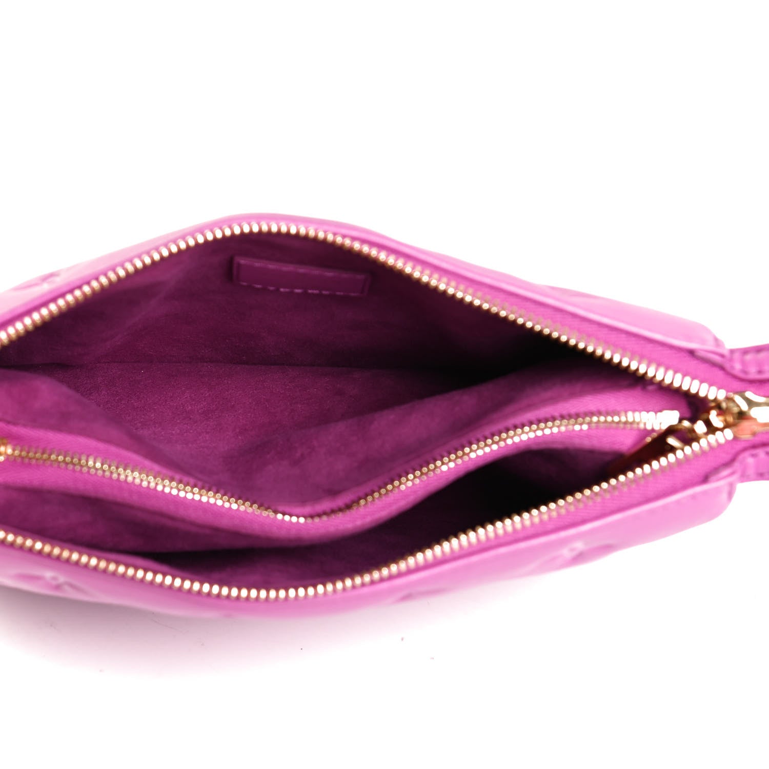 Louis Vuitton Lambskin Embossed Monogram Coussin BB Orchid 5 of 9