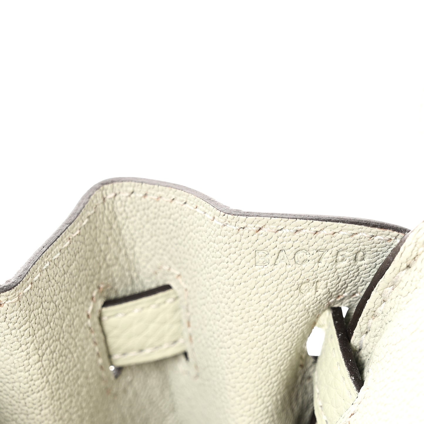 Togo Birkin 25 Gris Neve