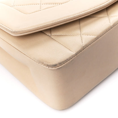 Chanel Lambskin Quilted Small Single Flap Beige 11 of 16