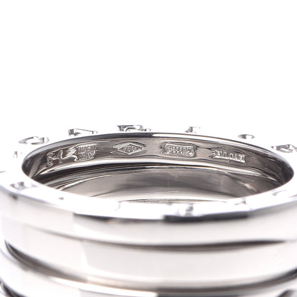 Bulgari 18K White Gold B.Zero1 Three-Band Ring 51 5.75 3 of 6