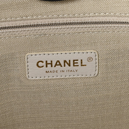 Chanel Mixed Fibers Small Deauville Tote Black 7 of 11