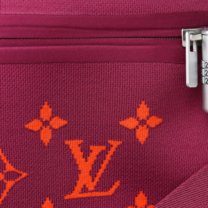 Louis Vuitton Knit Monogram Horizon Soft Duffle 55 Fuchsia 7 of 17