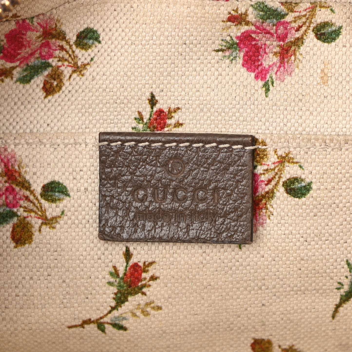 GG Supreme Monogram Web Neo Vintage Shoulder Bag Beige New Acero Crop