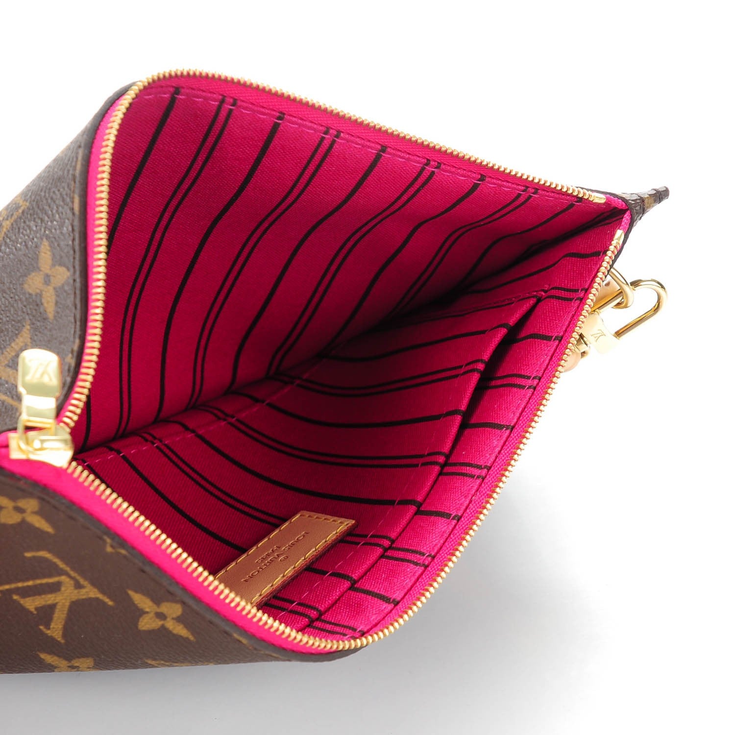 Louis Vuitton Monogram Neverfull MM GM Pochette Pivoine 5 of 8