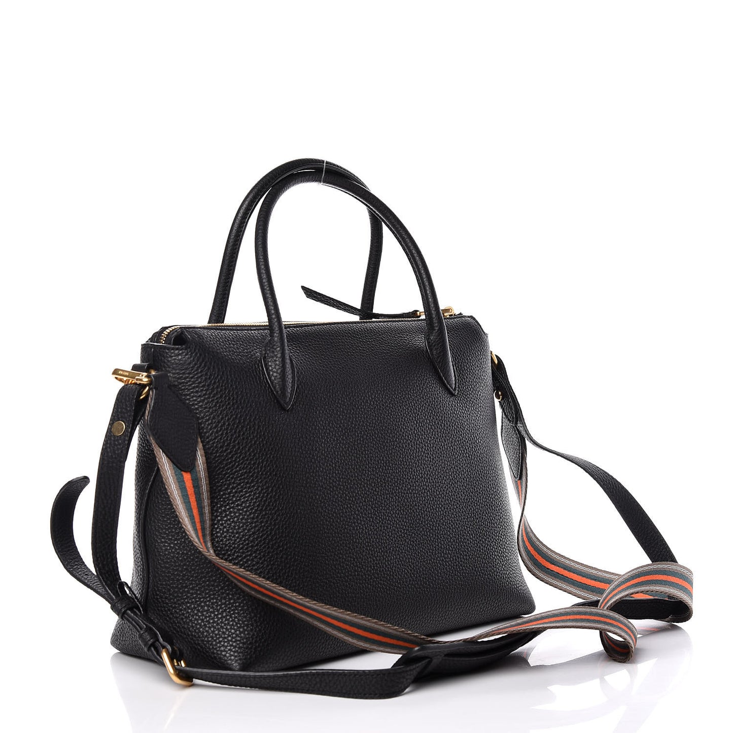 Vitello Daino Tote Black