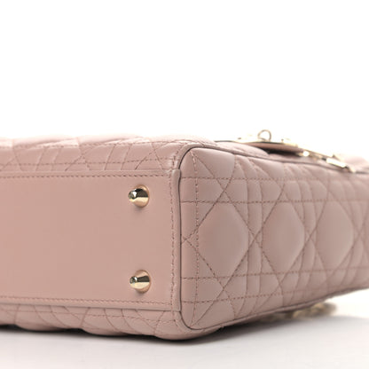Christian Dior Lambskin Cannage Small Lady Dior Pink 8 of 11