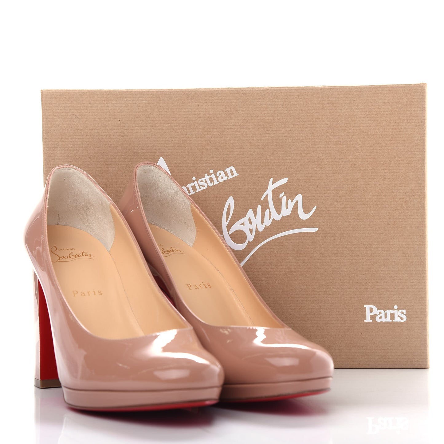 Patent Kabetts 100 Pumps 39.5 Nude