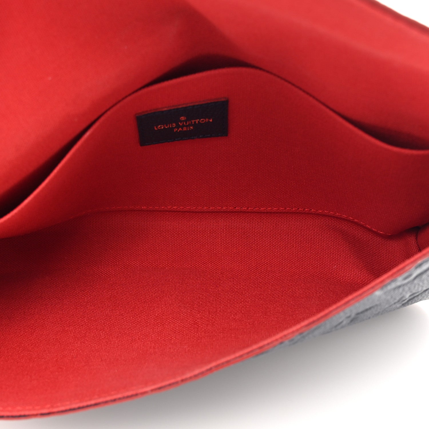 Louis Vuitton Empreinte Pochette Felicie Chain Wallet Marine Rouge 6 of 21