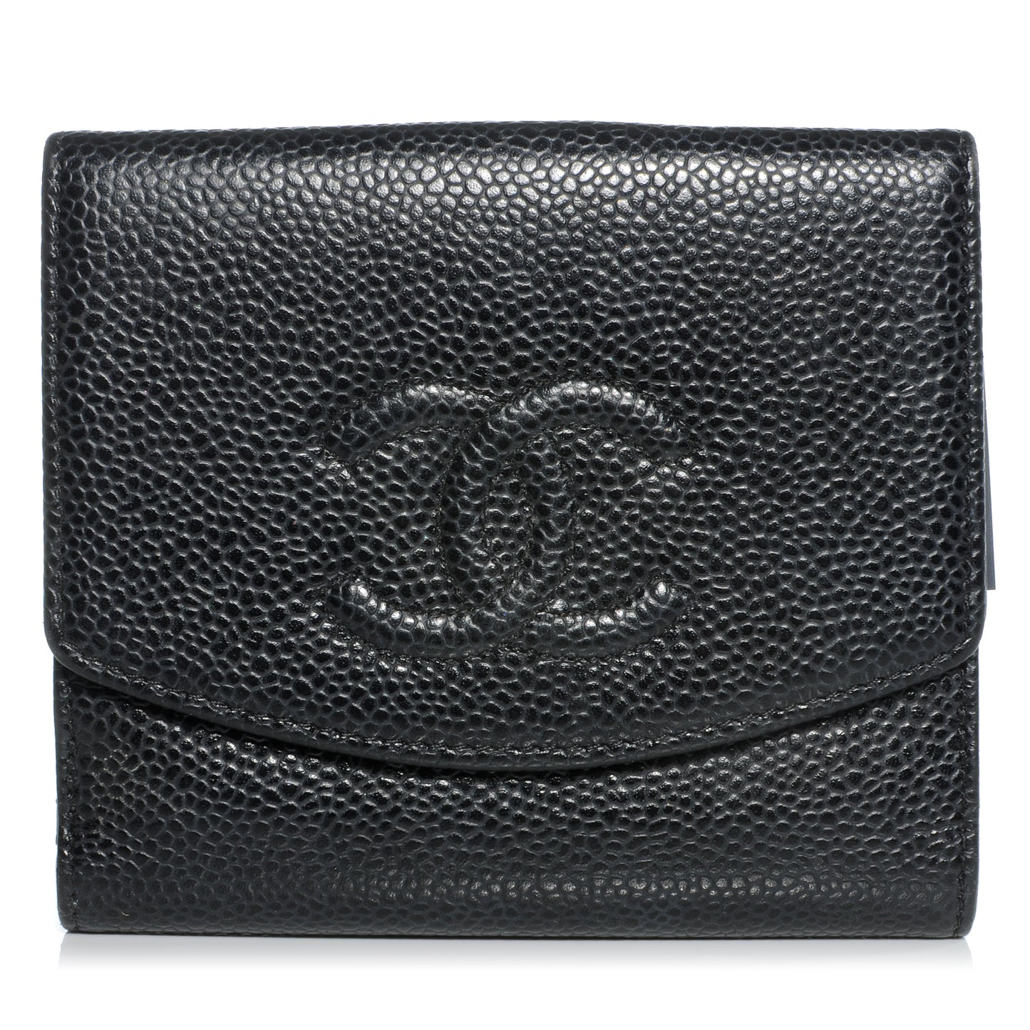 Caviar Compact CC Wallet Black