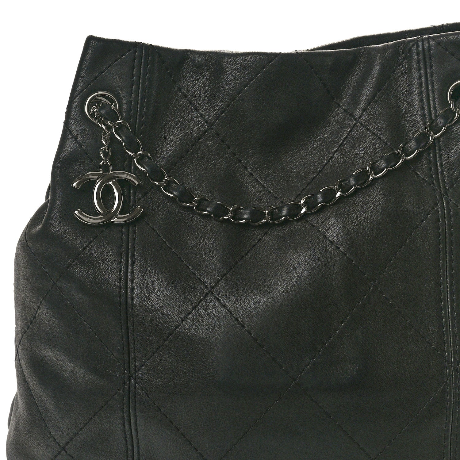 Chanel Lambskin Quilted Small Soft Touch Shoulder Bag Black 8 of 11