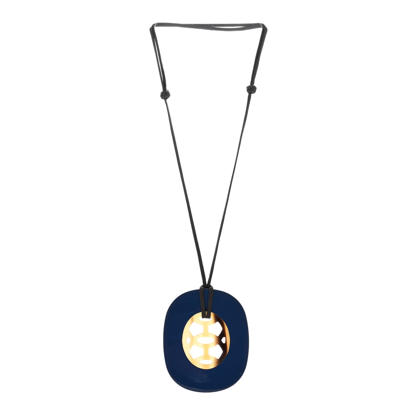 Lacquered Buffalo Horn Lift Necklace GM