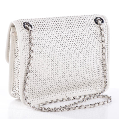 Chanel Perforated Calfskin Small Up In The Air Flap Ivory 3 of 8