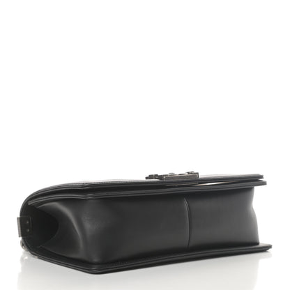 Chanel Calfskin Quilted Medium Boy Flap Black 4 of 13