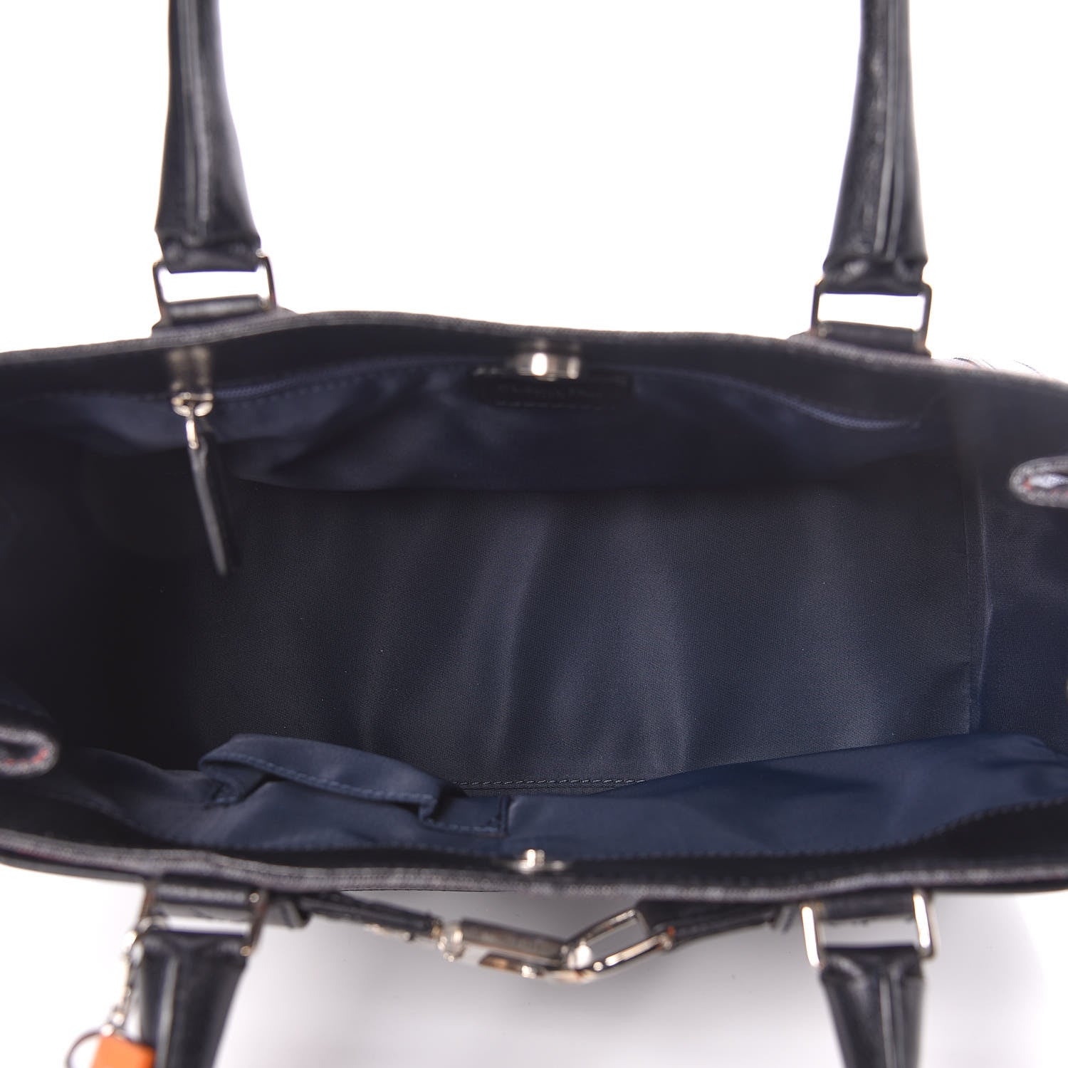 Christian Dior Denim Monogram Flight Tote Blue 7 of 12