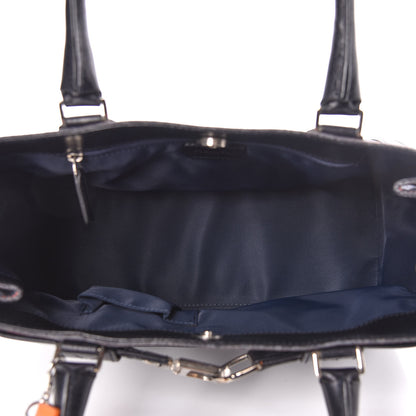 Christian Dior Denim Monogram Flight Tote Blue 7 of 12