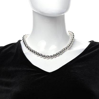 Tiffany Sterling Silver 10mm HardWear Ball Necklace 2 of 5