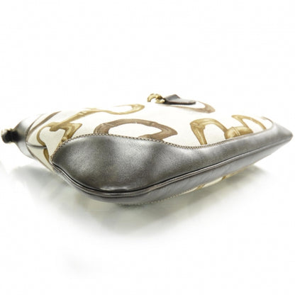 Gucci Canvas Bamboo Horsebit Print Medium Jackie O Hobo 5 of 10