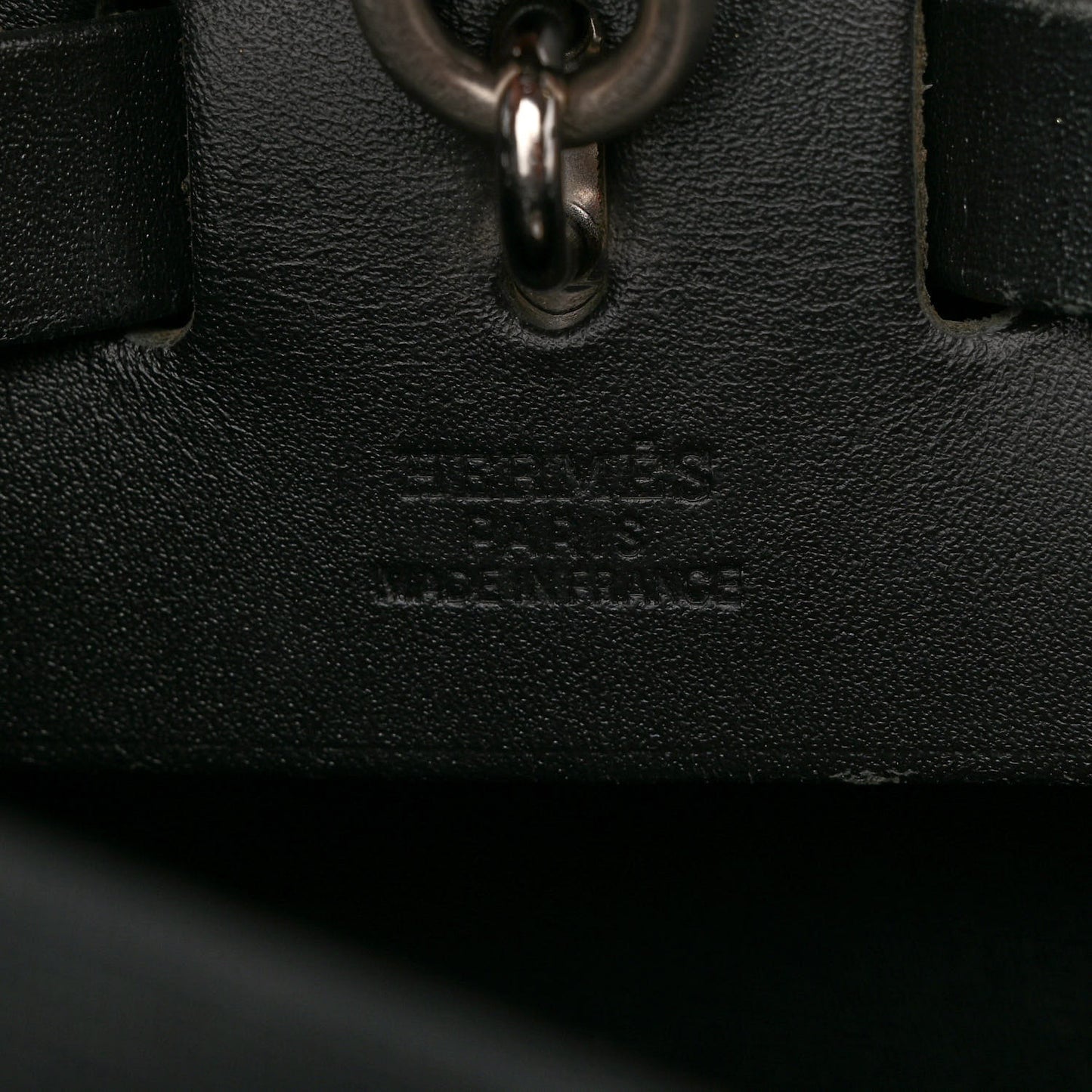Toile Vache Calfskin Herbag 30 PM Backpack Black