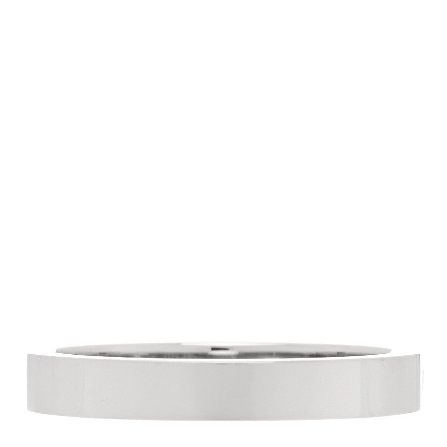 Cartier Platinum 2 Diamond 3mm C De Cartier Wedding Band Ring 53 6.5 3 of 4