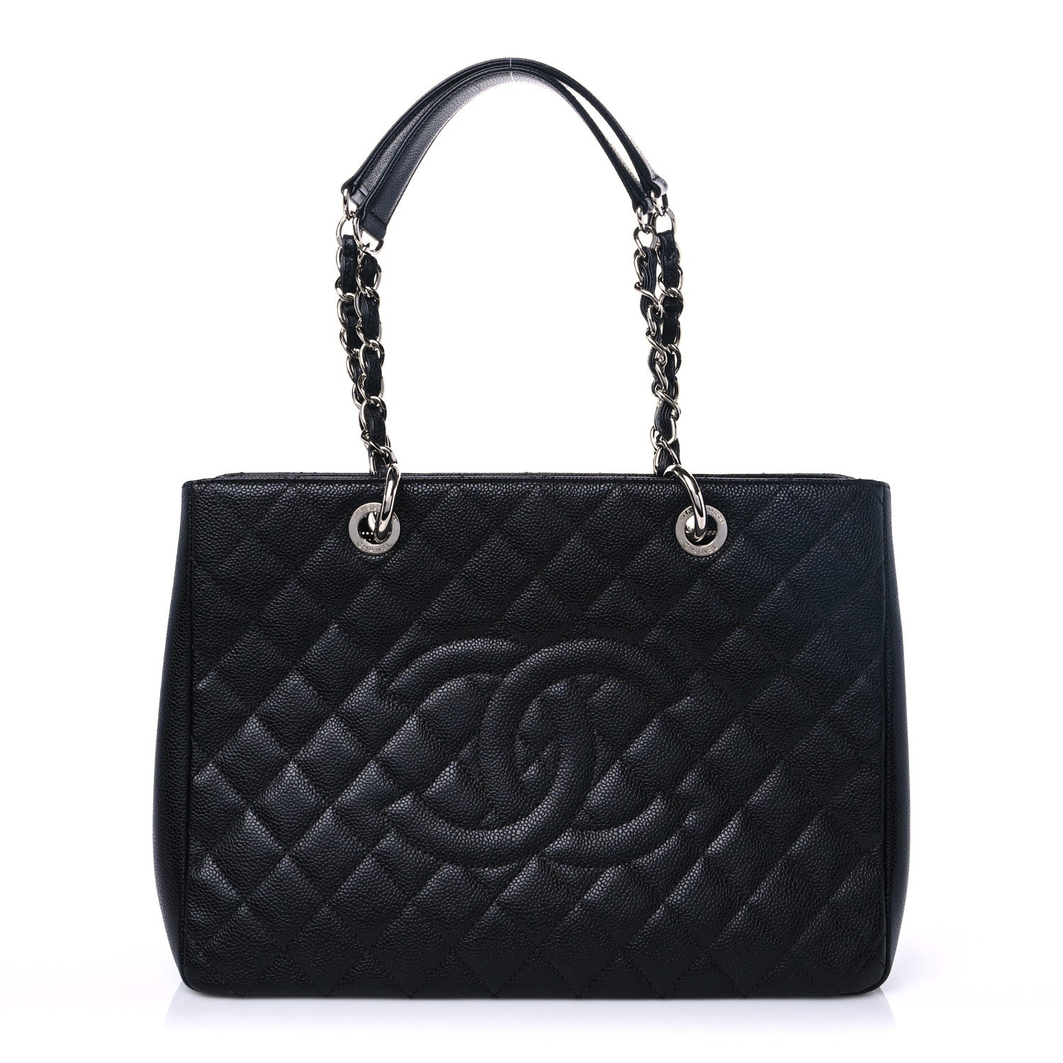 Chanel Caviar Quilted Grand Shopping Tote GST Black 1 of 9