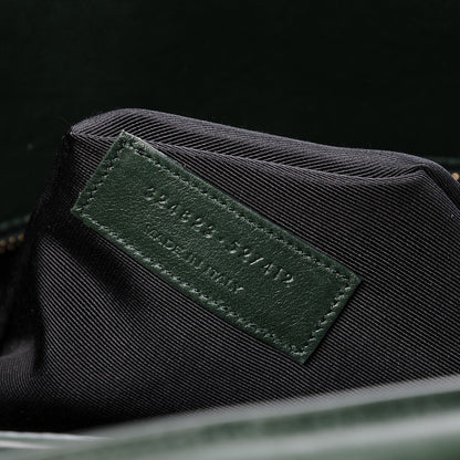 Saint Laurent Calfskin Small Sac De Jour Dark Green 6 of 8