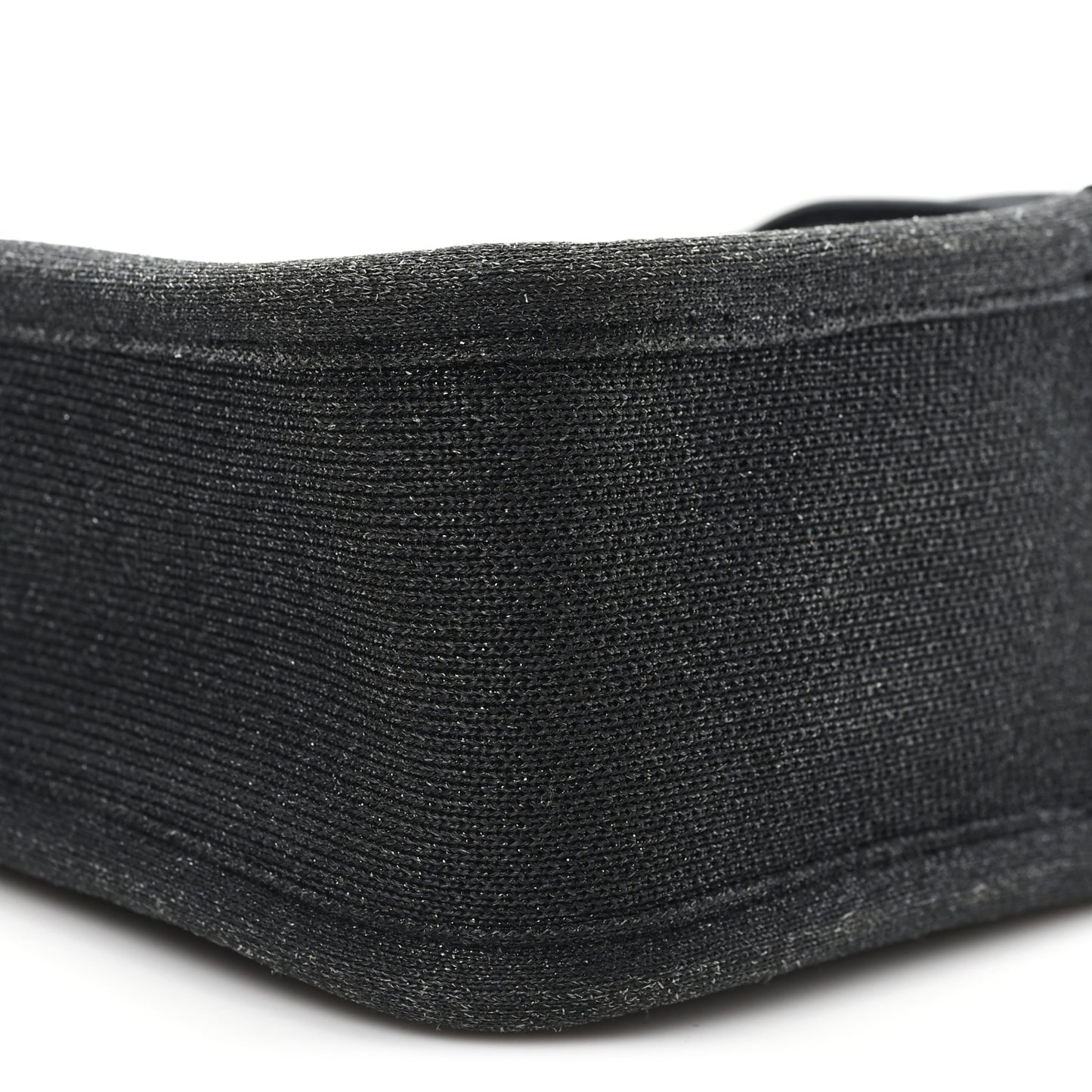 Ribbed Knit Small Ryan Bag Black