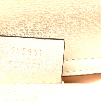 Gucci Wonka Grain Calfskin Mini Diana Tote Bag Mystic White Orange Fluo 7 of 10