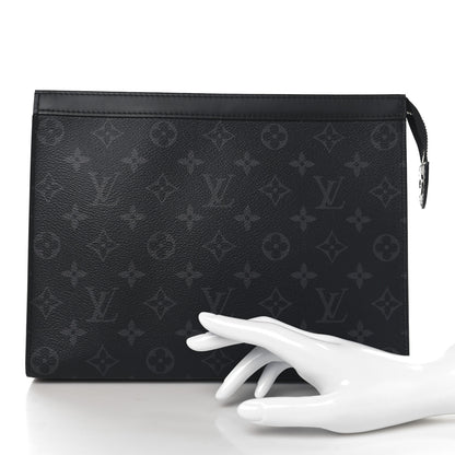Louis Vuitton Monogram Eclipse Pochette Voyage MM 2 of 6