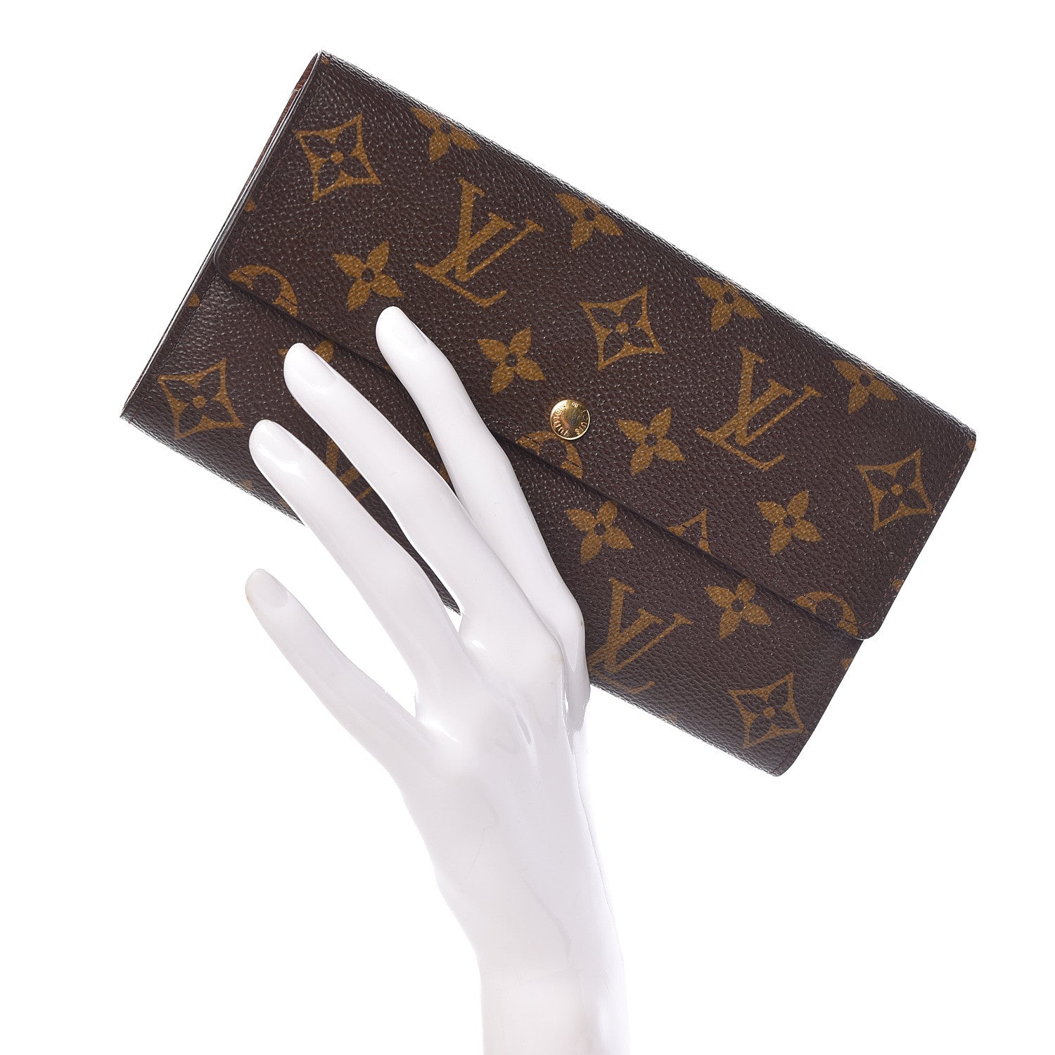 Louis Vuitton Monogram Sarah Wallet 2 of 8