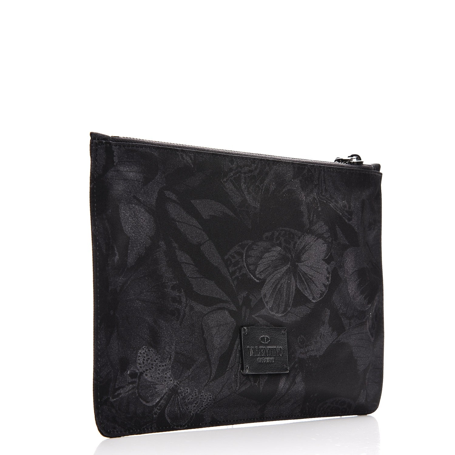 Valentino Garavani Nylon Camubutterfly Zip Pouch Black 3 of 8