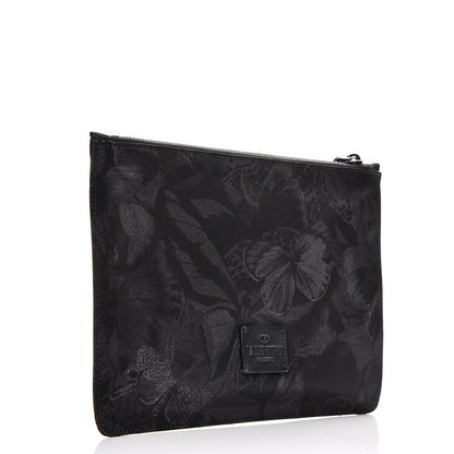 Valentino Garavani Nylon Camubutterfly Zip Pouch Black 3 of 8