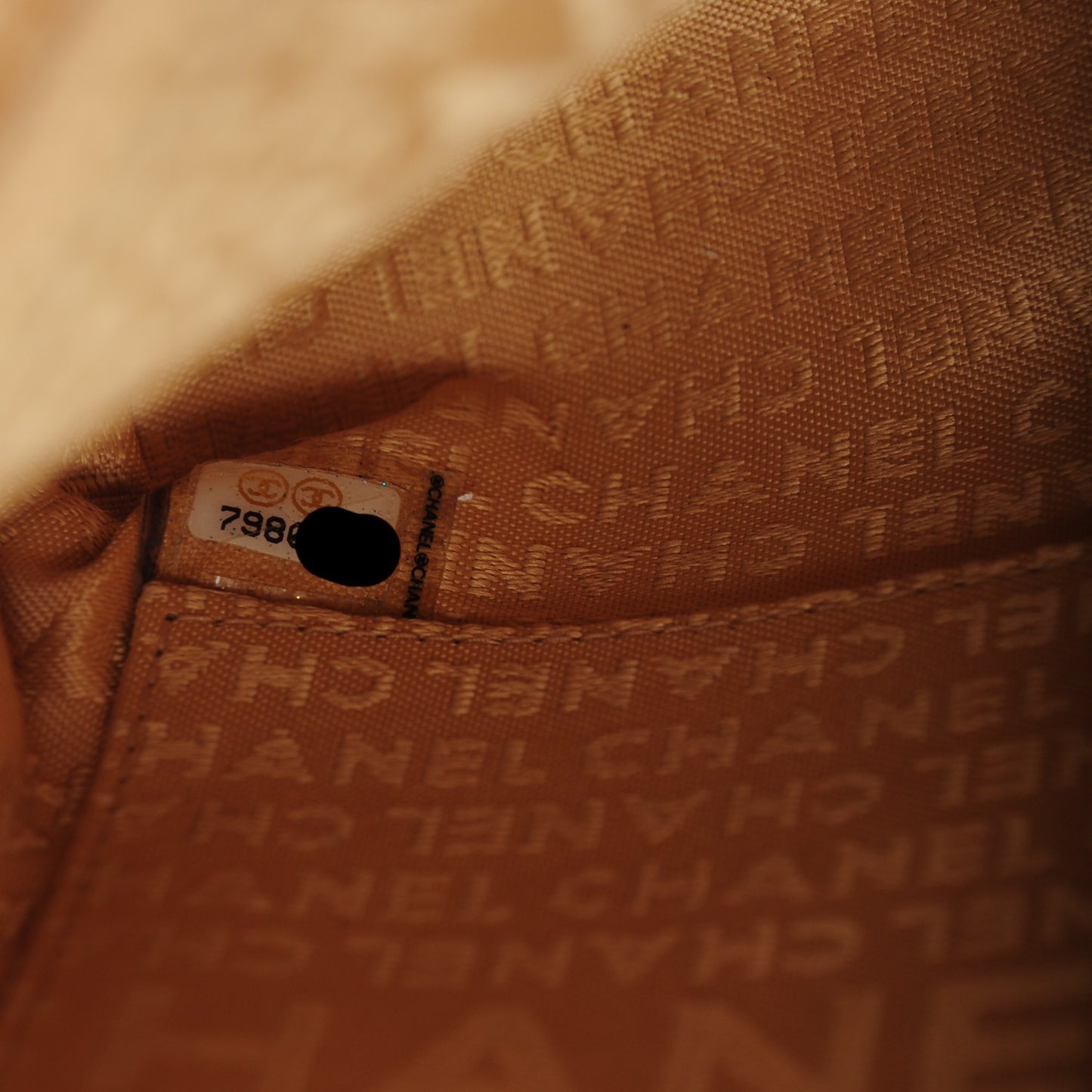 Lambskin Chocolate Bar Quilted Small Shoulder Bag White