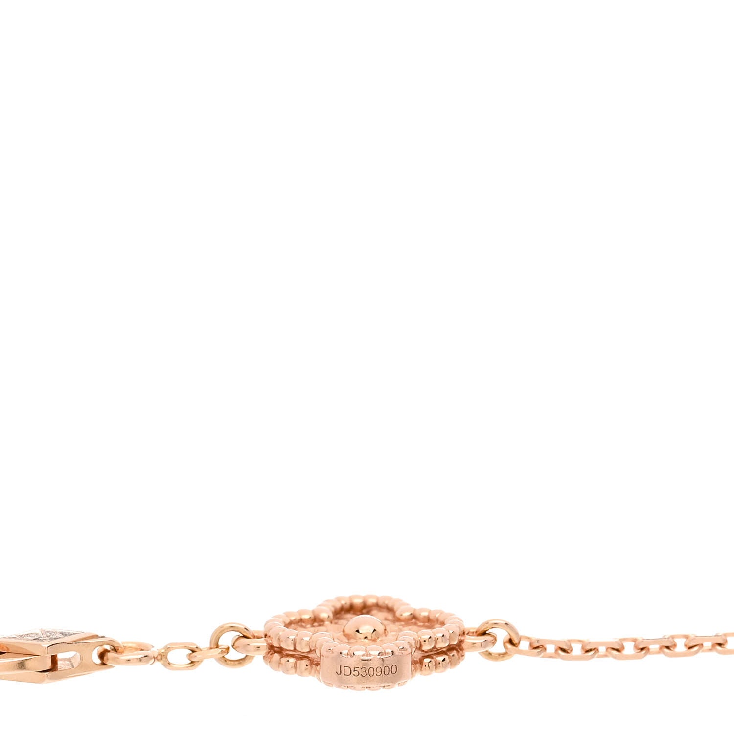 Van Cleef & Arpels 18K Rose Gold 6 Motifs Sweet Alhambra Bracelet 4 of 5