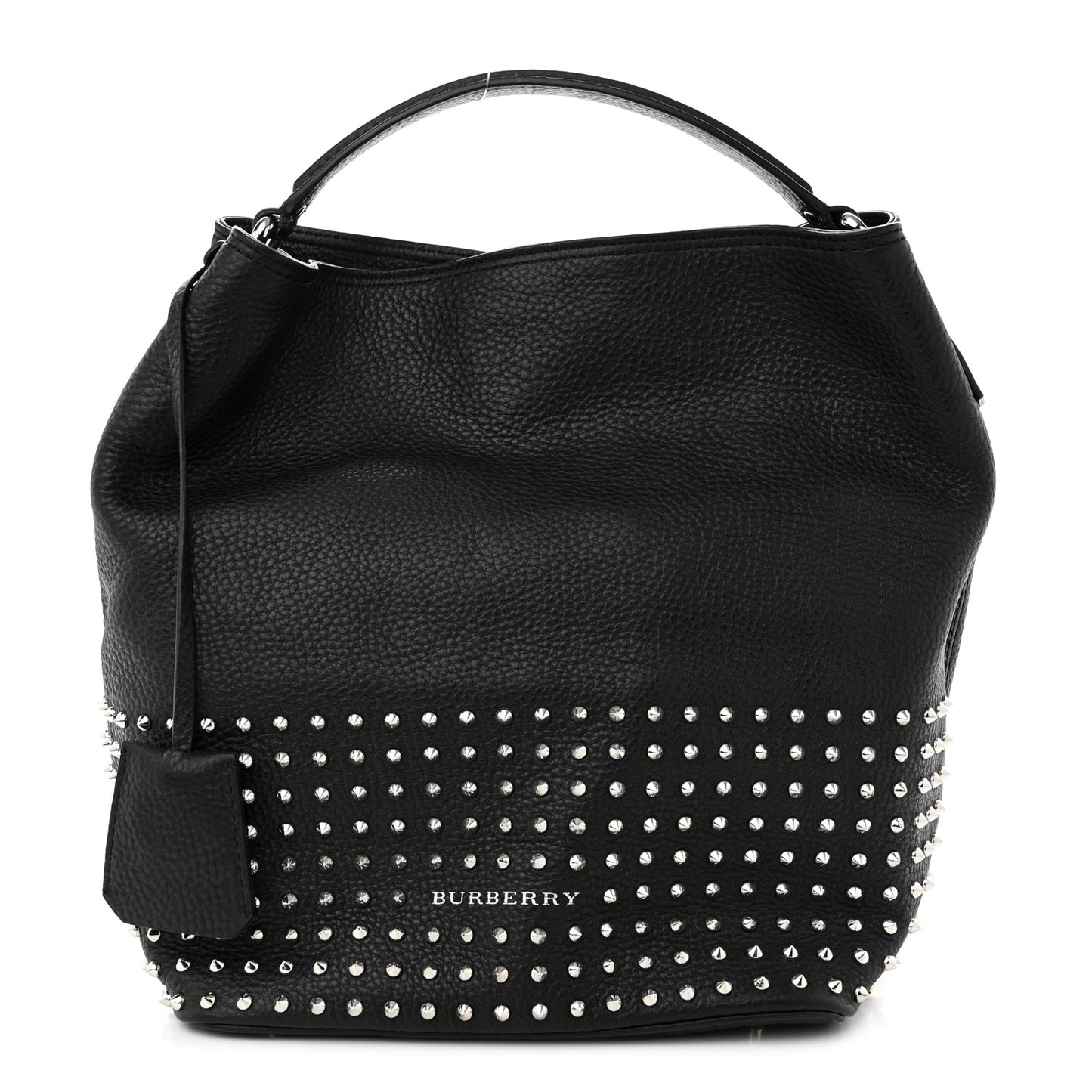 Calfskin Studded Medium Susanna Hobo Black