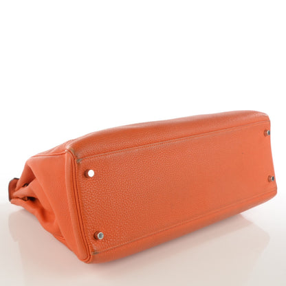 Hermes Togo Kelly Retourne 40 Orange 4 of 20