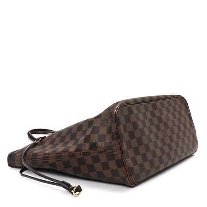 Louis Vuitton Damier Ebene Neo Neverfull MM Rose Ballerine 5 of 15