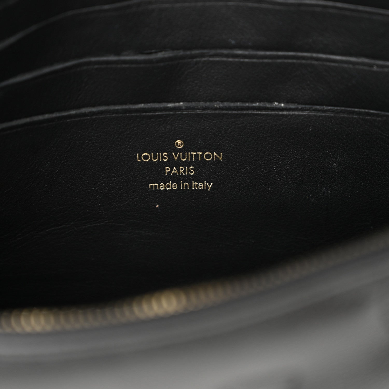 Louis Vuitton Calfskin Bubblegram Wallet On Strap Black 6 of 9