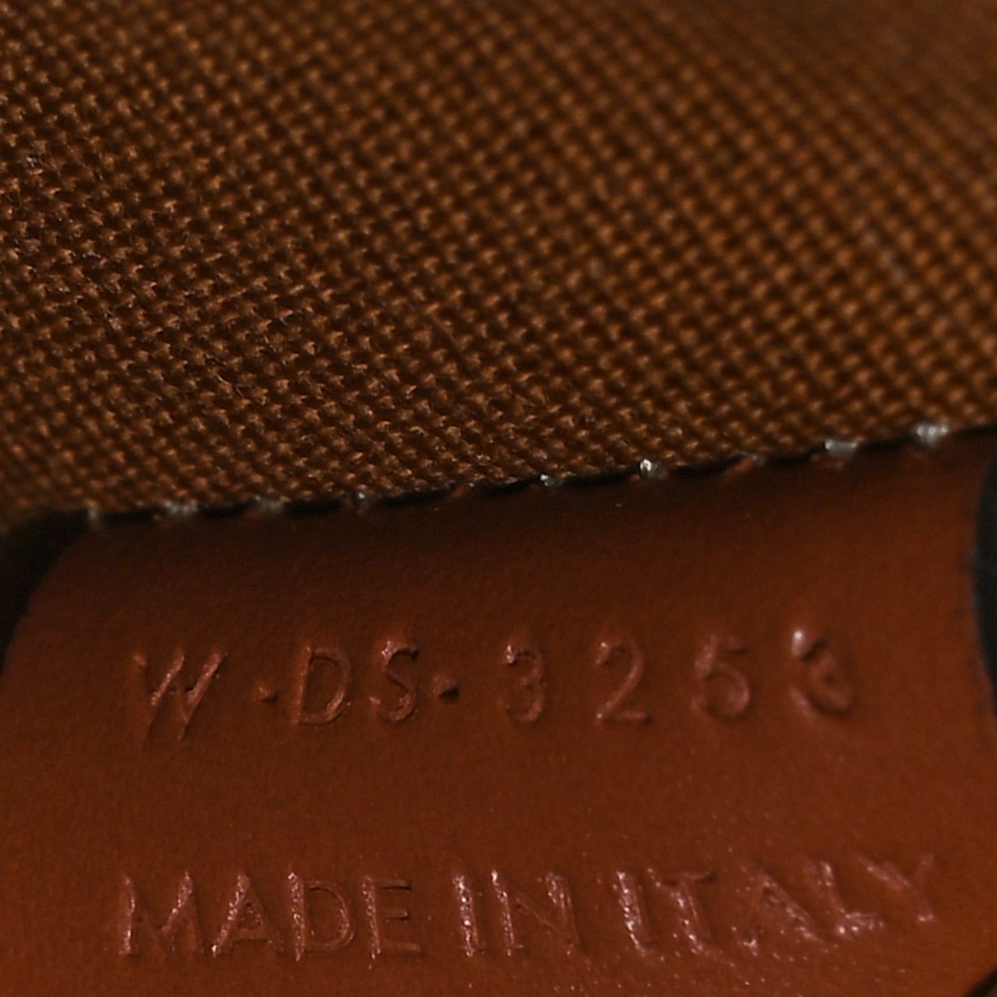 Triomphe Canvas Calfskin Mini Vanity Case Tan