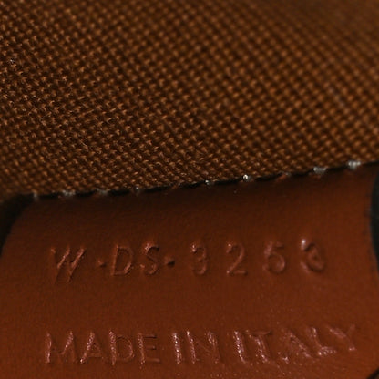 Celine Triomphe Canvas Calfskin Mini Vanity Case Tan 7 of 10